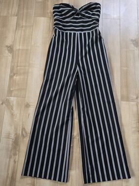 Veronica Beard Bandstand Strapless Jumpsuit | Size 4